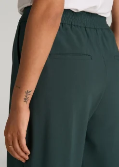 Flat Front Wide Leg Dress Pants for Tall Women