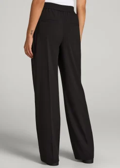 Flat Front Wide Leg Dress Pants for Tall Women
