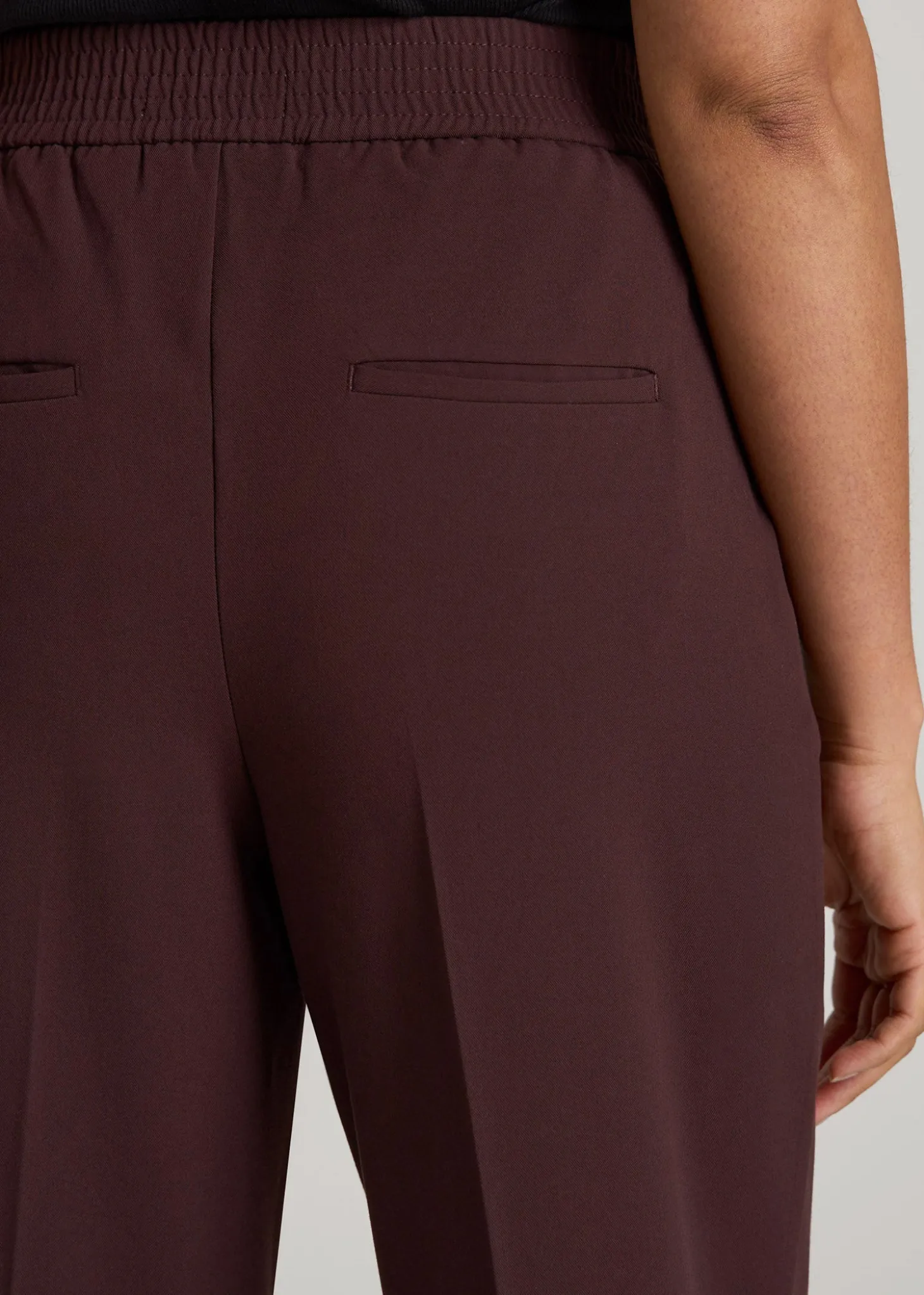 Flat Front Wide Leg Dress Pants for Tall Women