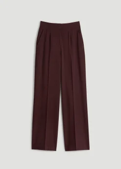 Flat Front Wide Leg Dress Pants for Tall Women