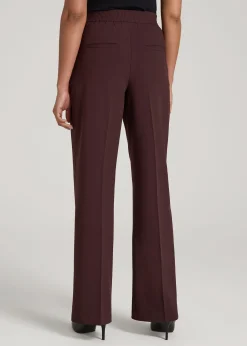 Flat Front Wide Leg Dress Pants for Tall Women