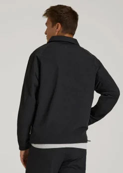 Flex Nylon Collared Jacket for Tall Men