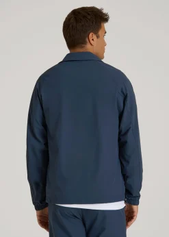 Flex Nylon Collared Jacket for Tall Men