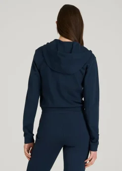 Flex Ponte Cropped Hoodie for Tall Women