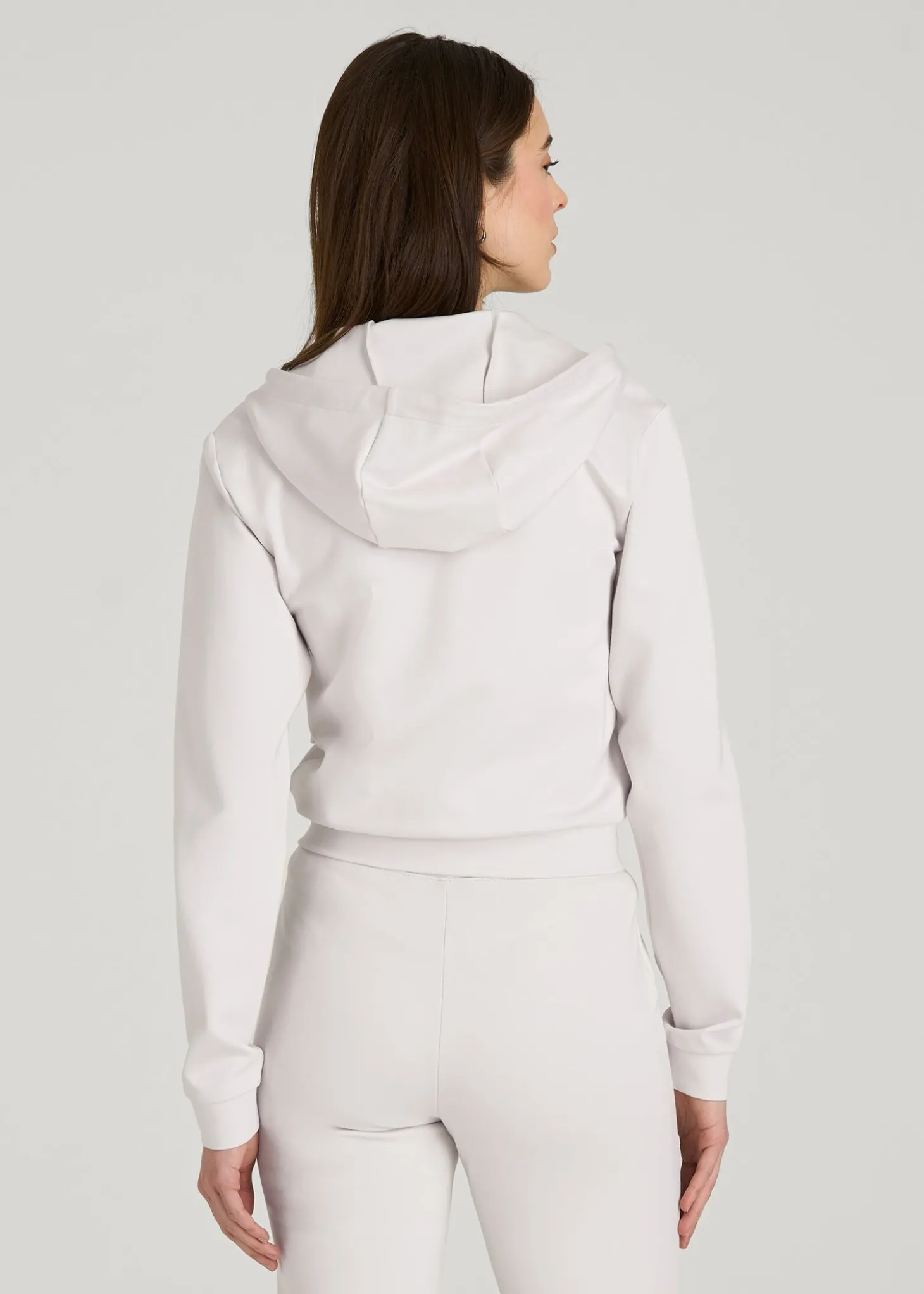 Flex Ponte Cropped Hoodie for Tall Women