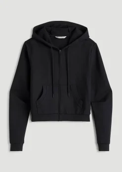 Flex Ponte Cropped Hoodie for Tall Women