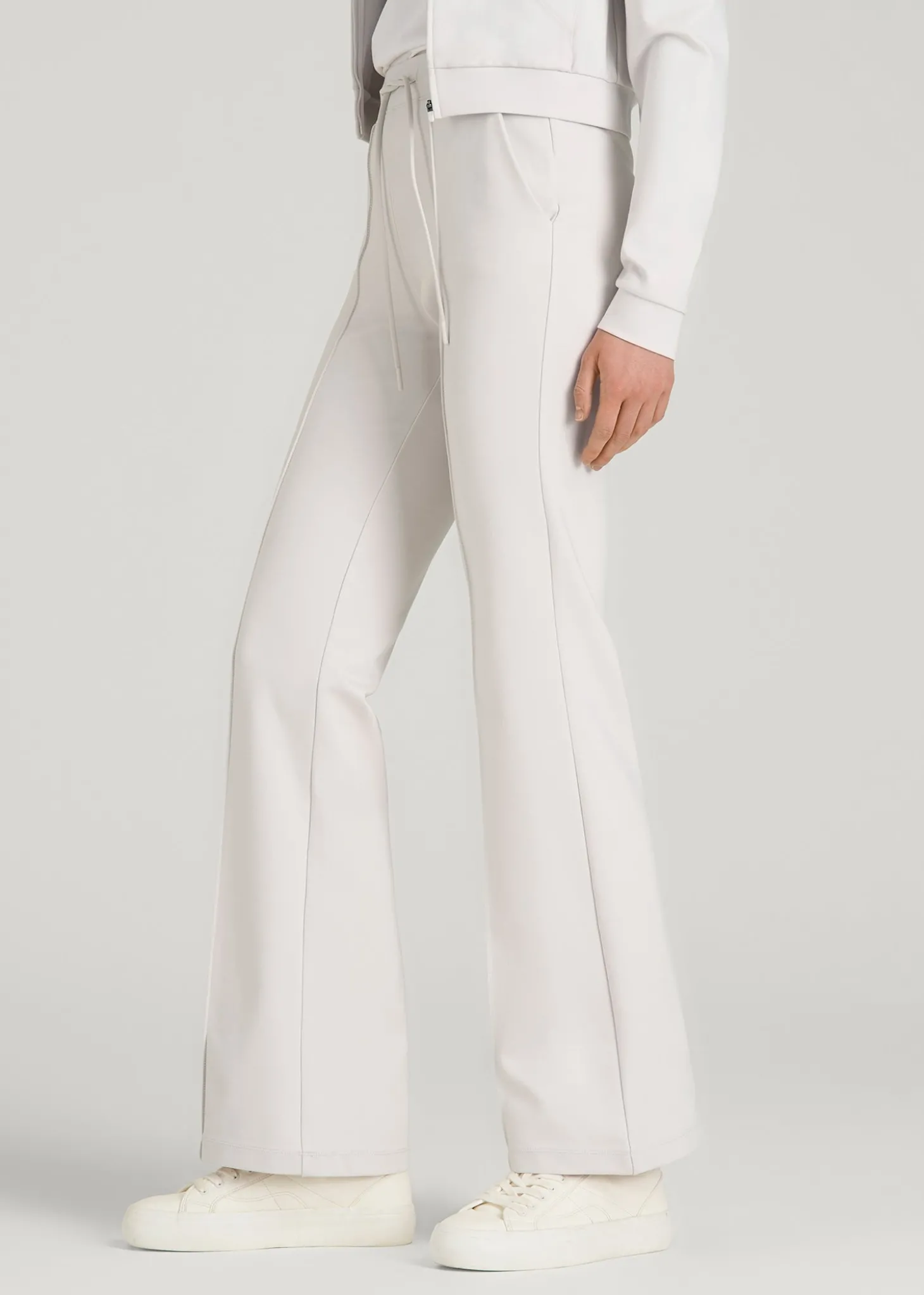 Flex Ponte Flare Pants with Drawcord for Tall Women