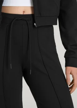 Flex Ponte Flare Pants with Drawcord for Tall Women