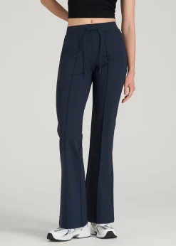 Flex Ponte Flare Pants with Drawcord for Tall Women