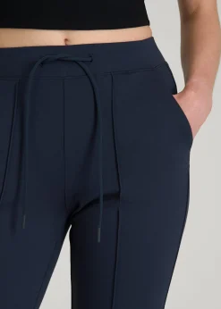 Flex Ponte Flare Pants with Drawcord for Tall Women