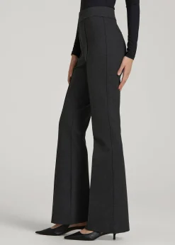Flex Ponte Pull On Flare Pants for Tall Women