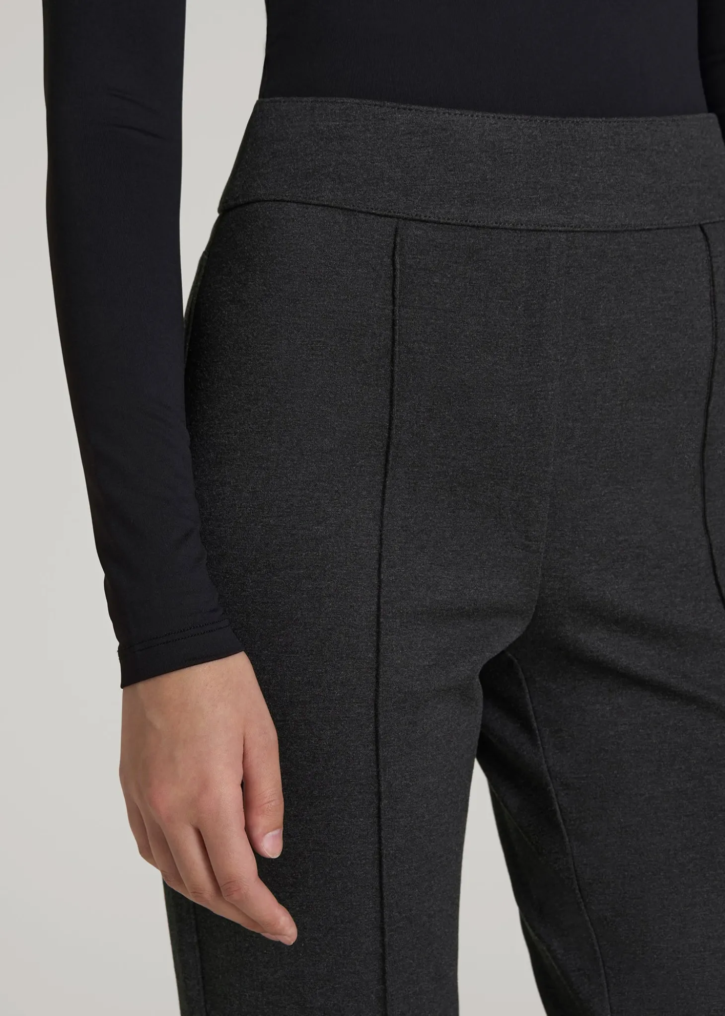 Flex Ponte Pull On Flare Pants for Tall Women