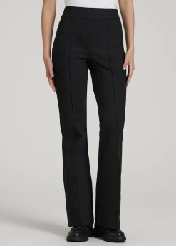 Flex Ponte Pull On Flare Pants for Tall Women
