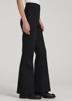 Flex Ponte Pull On Flare Pants for Tall Women