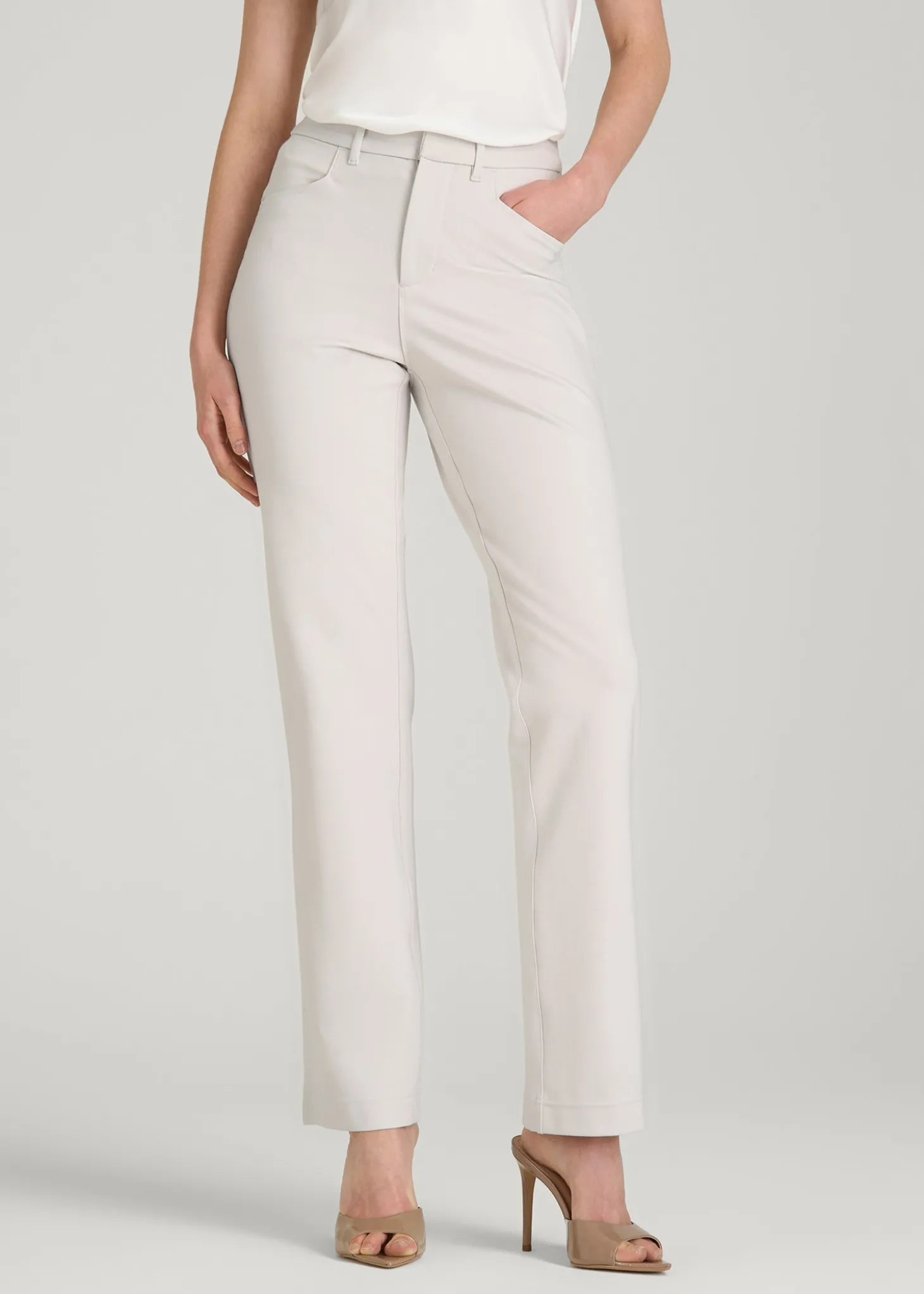 Flex Ponte Straight Leg Pants for Tall Women