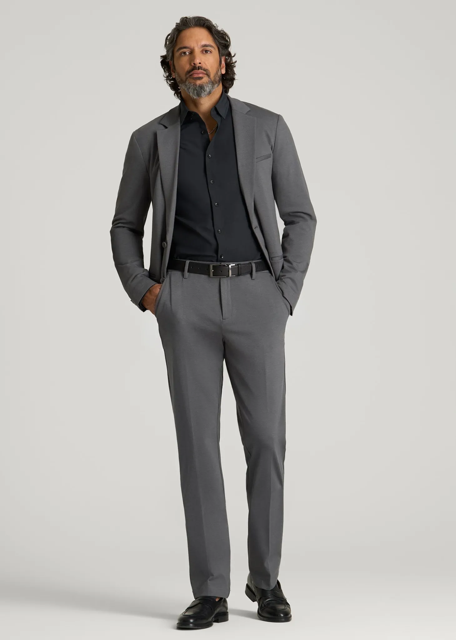Flex Tech Suit Pants for Tall Men
