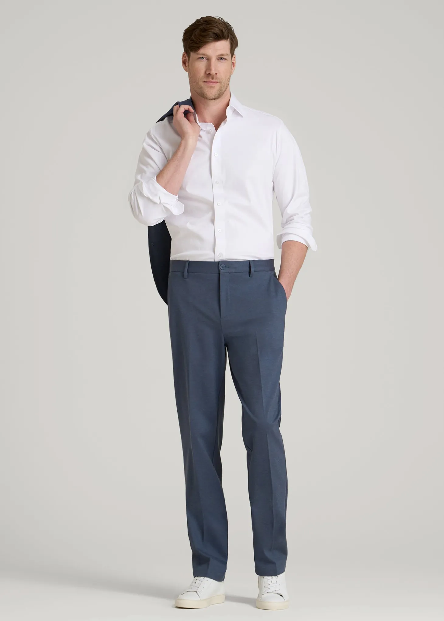 Flex Tech Suit Pants for Tall Men