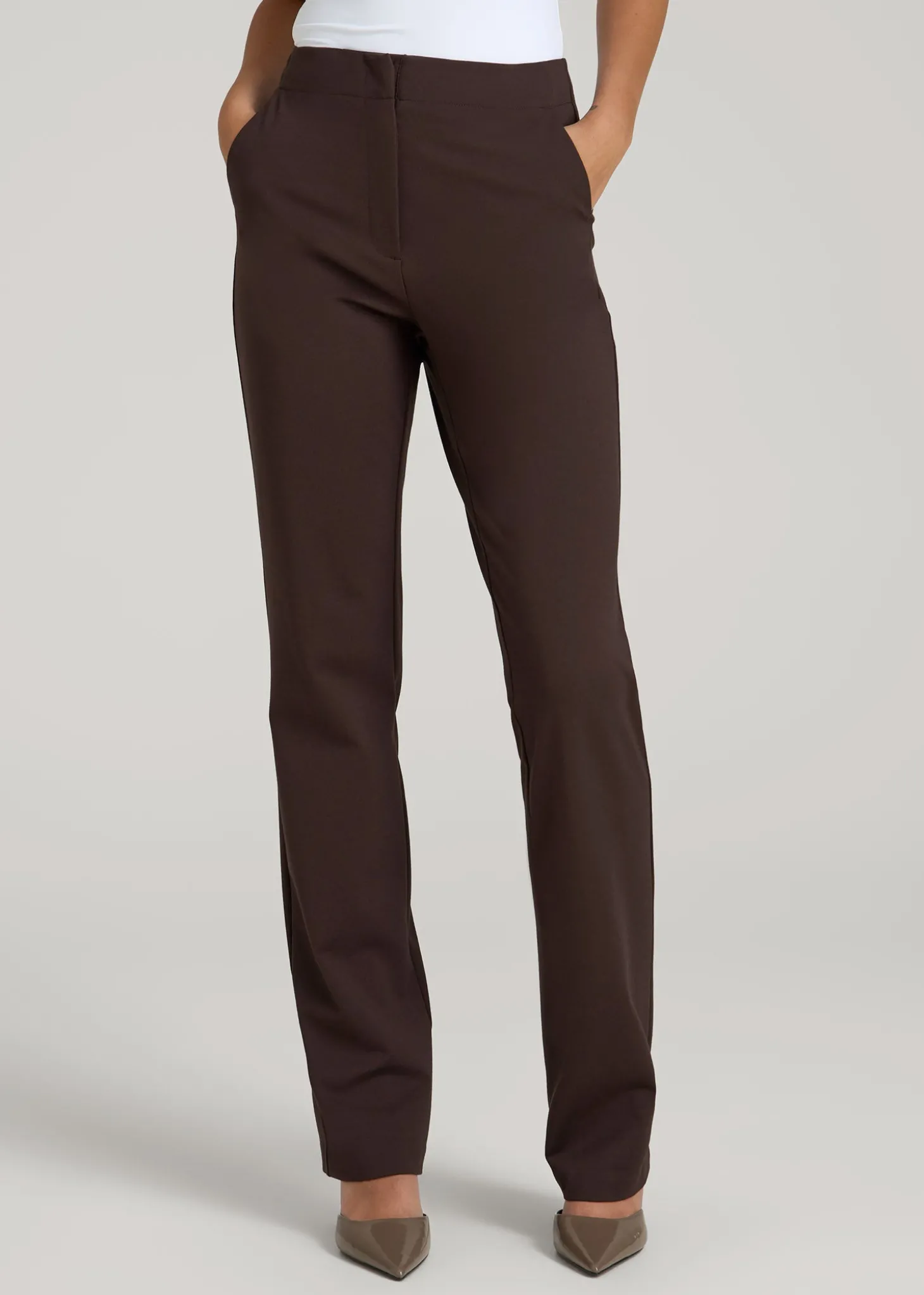 Freedom Flex Slim Straight Leg Dress Pants for Tall Women