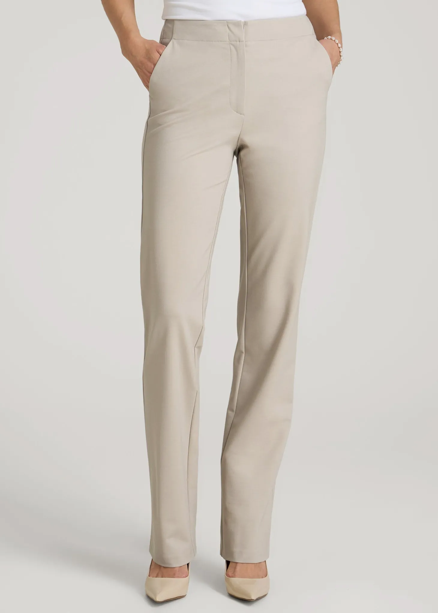 Freedom Flex Slim Straight Leg Dress Pants for Tall Women