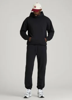 French Terry Cinched Bottom Sweatpants for Tall Men
