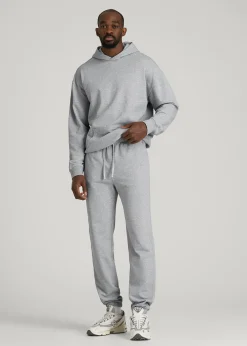 French Terry Cinched Bottom Sweatpants for Tall Men