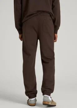 French Terry Cinched Bottom Sweatpants for Tall Men
