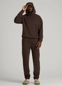 French Terry Cinched Bottom Sweatpants for Tall Men