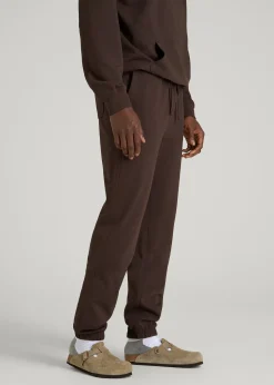 French Terry Cinched Bottom Sweatpants for Tall Men