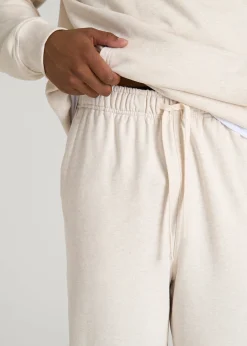 French Terry Cinched Bottom Sweatpants for Tall Men