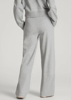 French Terry Midrise Wide-Leg Pants for Tall Women
