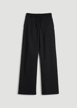 French Terry Midrise Wide-Leg Pants for Tall Women