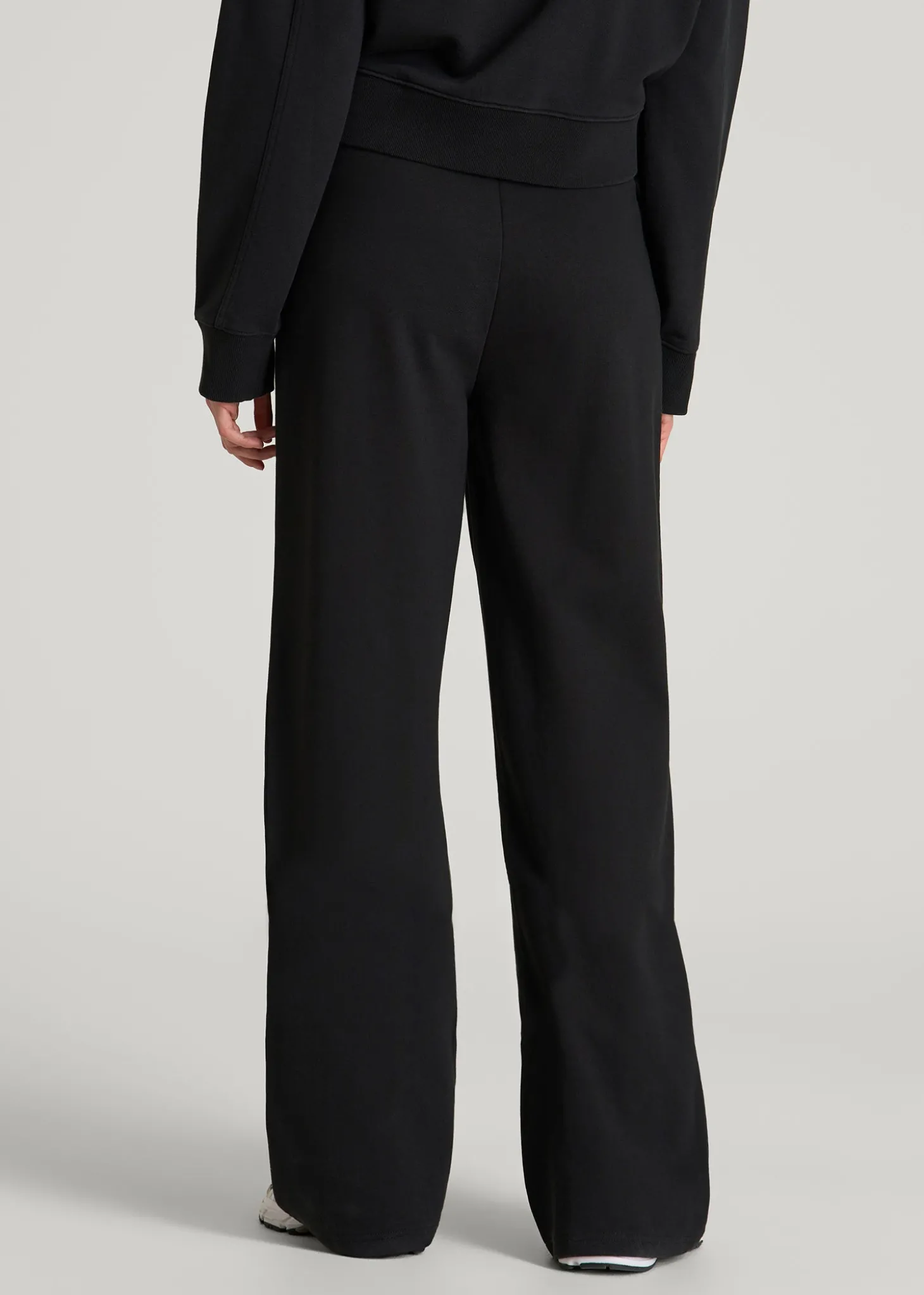 French Terry Midrise Wide-Leg Pants for Tall Women