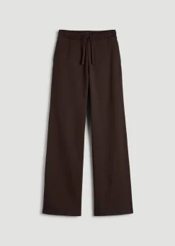 French Terry Midrise Wide-Leg Pants for Tall Women