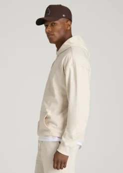 French Terry Popover Hoodie for Tall Men