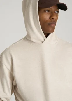 French Terry Popover Hoodie for Tall Men