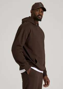 French Terry Popover Hoodie for Tall Men