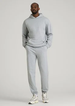 French Terry Popover Hoodie for Tall Men