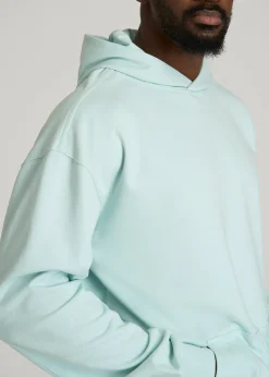 French Terry Popover Hoodie for Tall Men