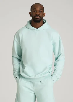 French Terry Popover Hoodie for Tall Men