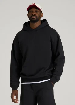 French Terry Popover Hoodie for Tall Men