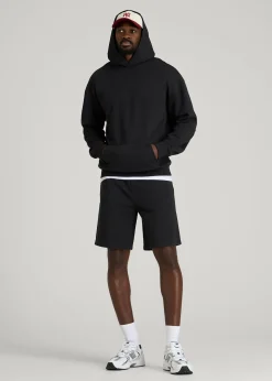 French Terry Popover Hoodie for Tall Men