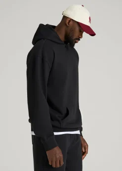 French Terry Popover Hoodie for Tall Men