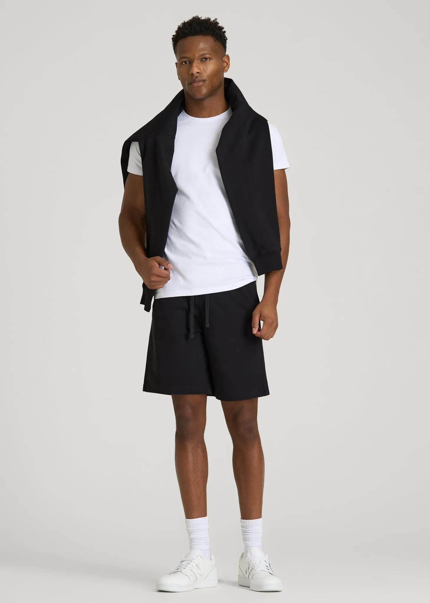 French Terry Shorts for Tall Men