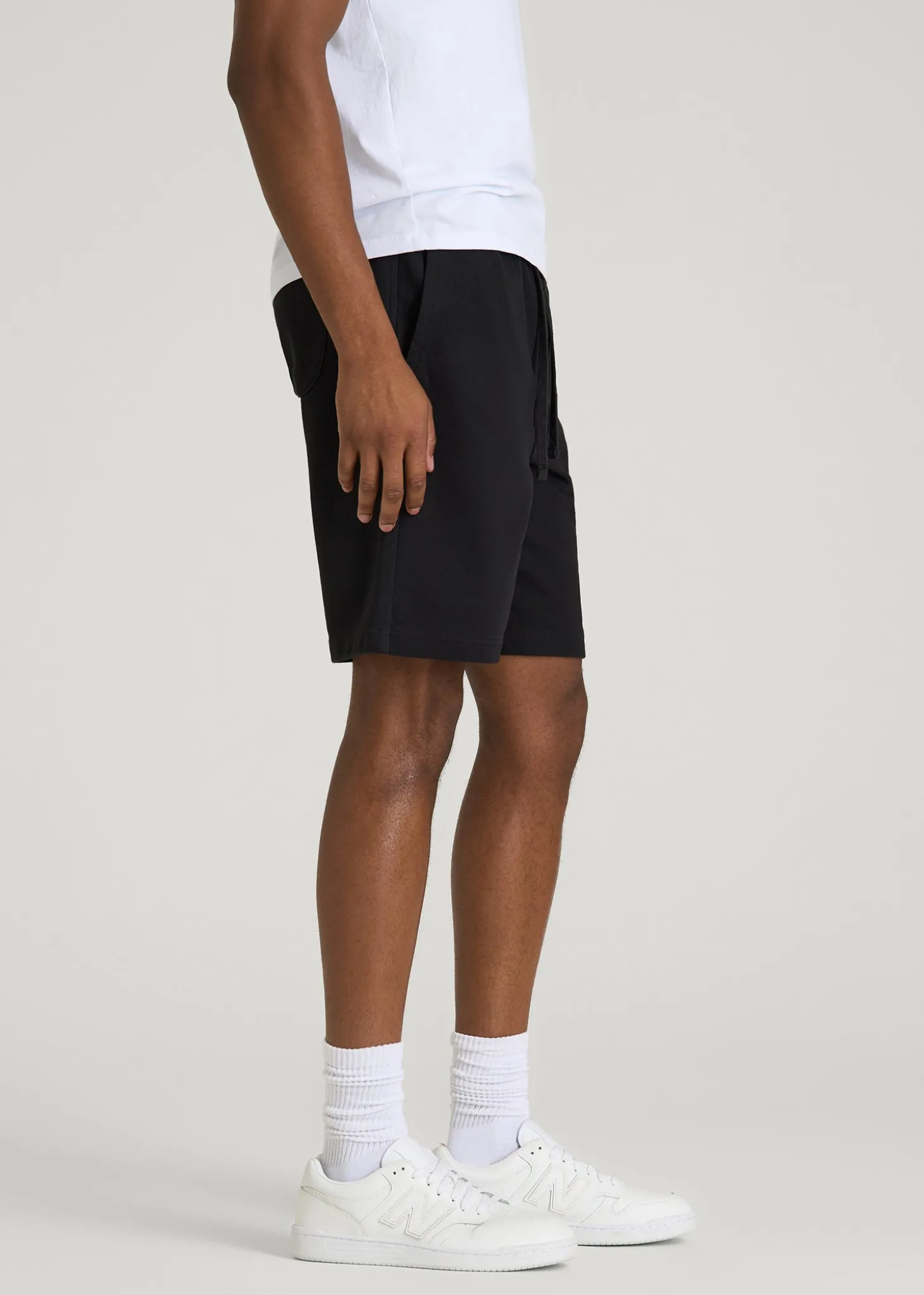French Terry Shorts for Tall Men
