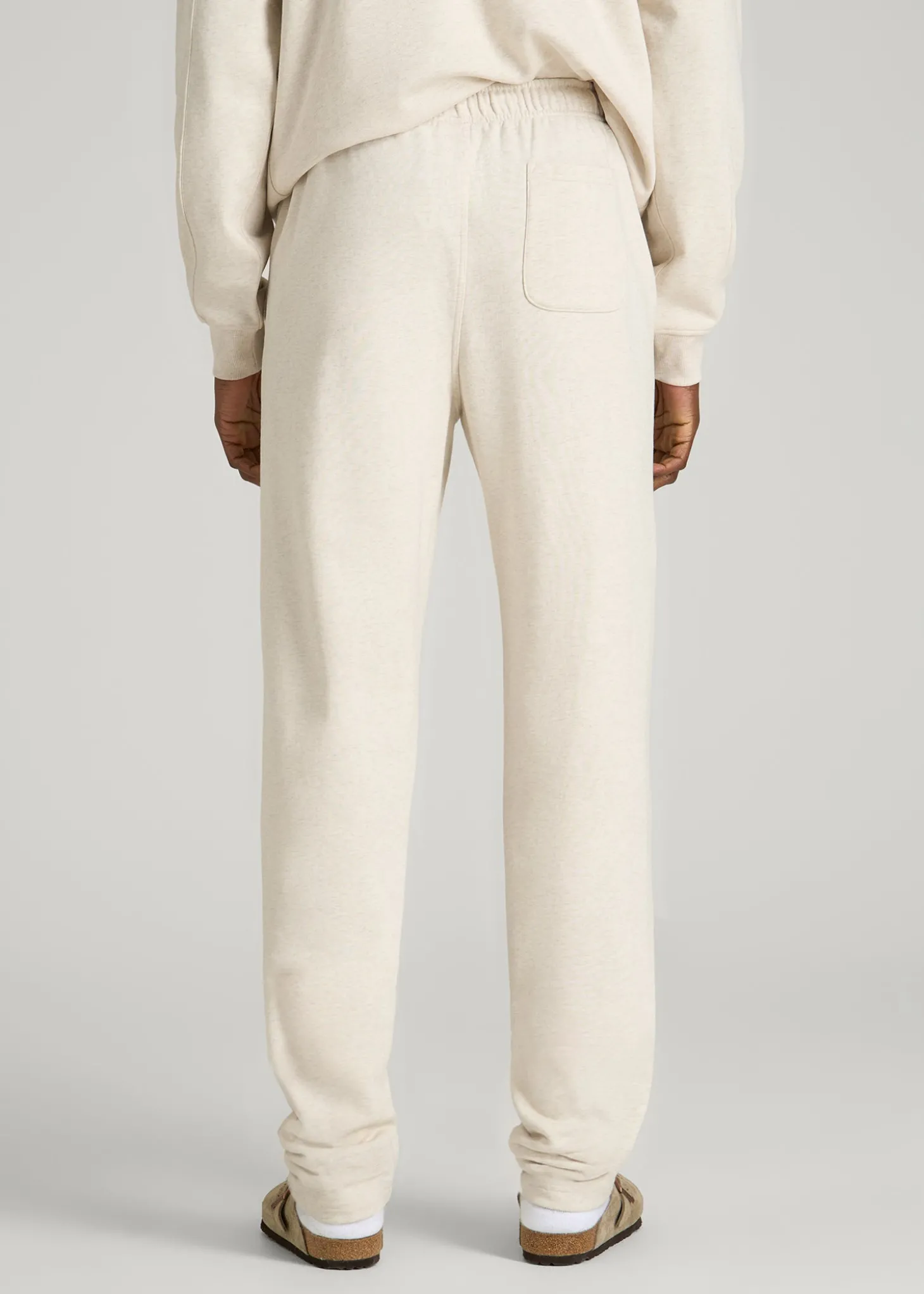 French Terry Straight Leg Sweatpants for Tall Men