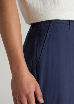 Garment Dyed Linen Casual Pants for Tall Men