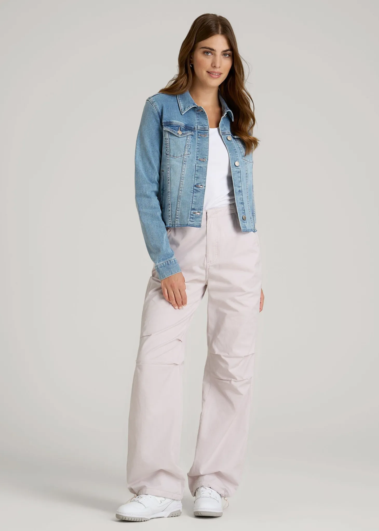 Garment Dyed Parachute Chino Pants for Tall Women