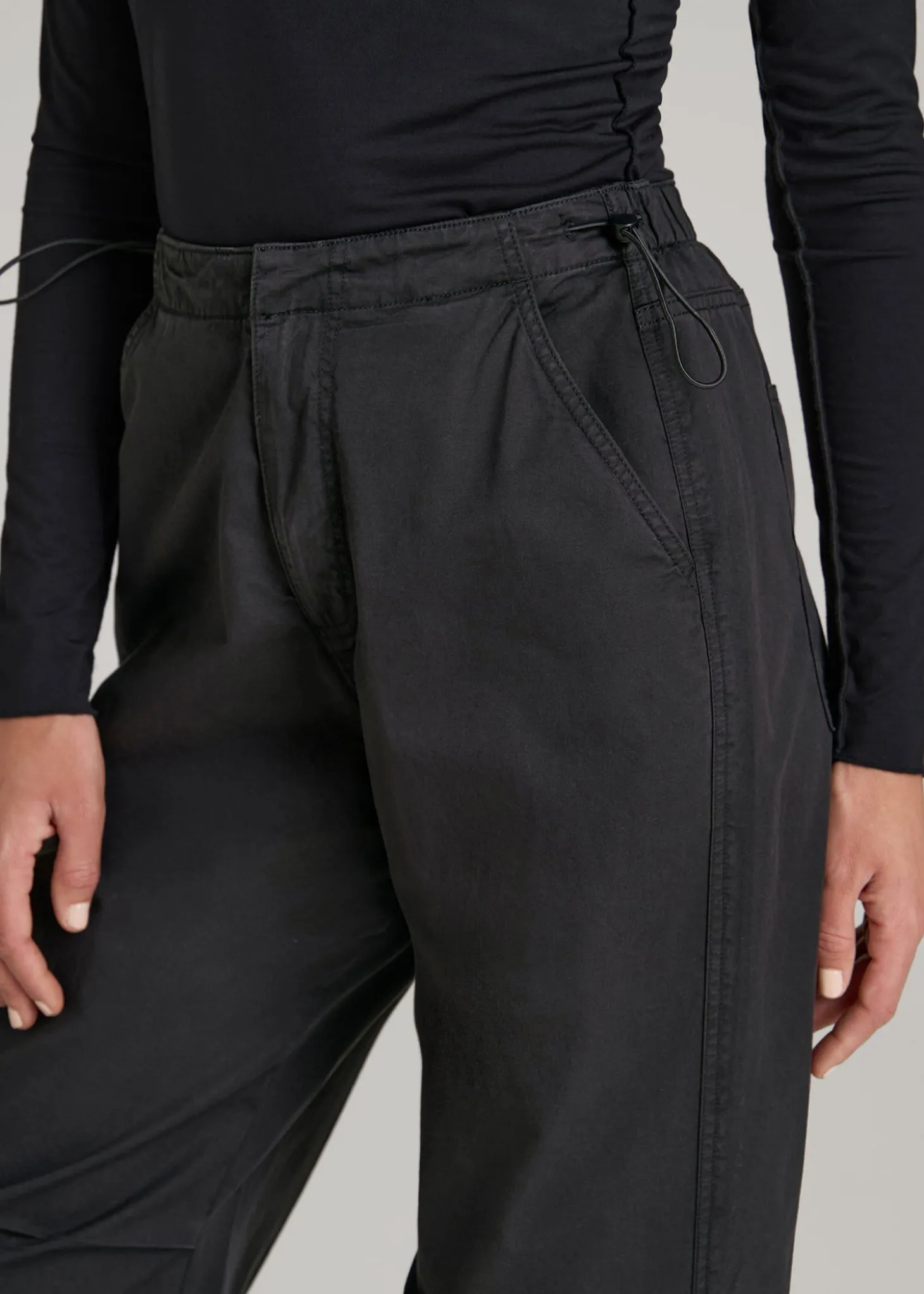 Garment Dyed Parachute Chino Pants for Tall Women