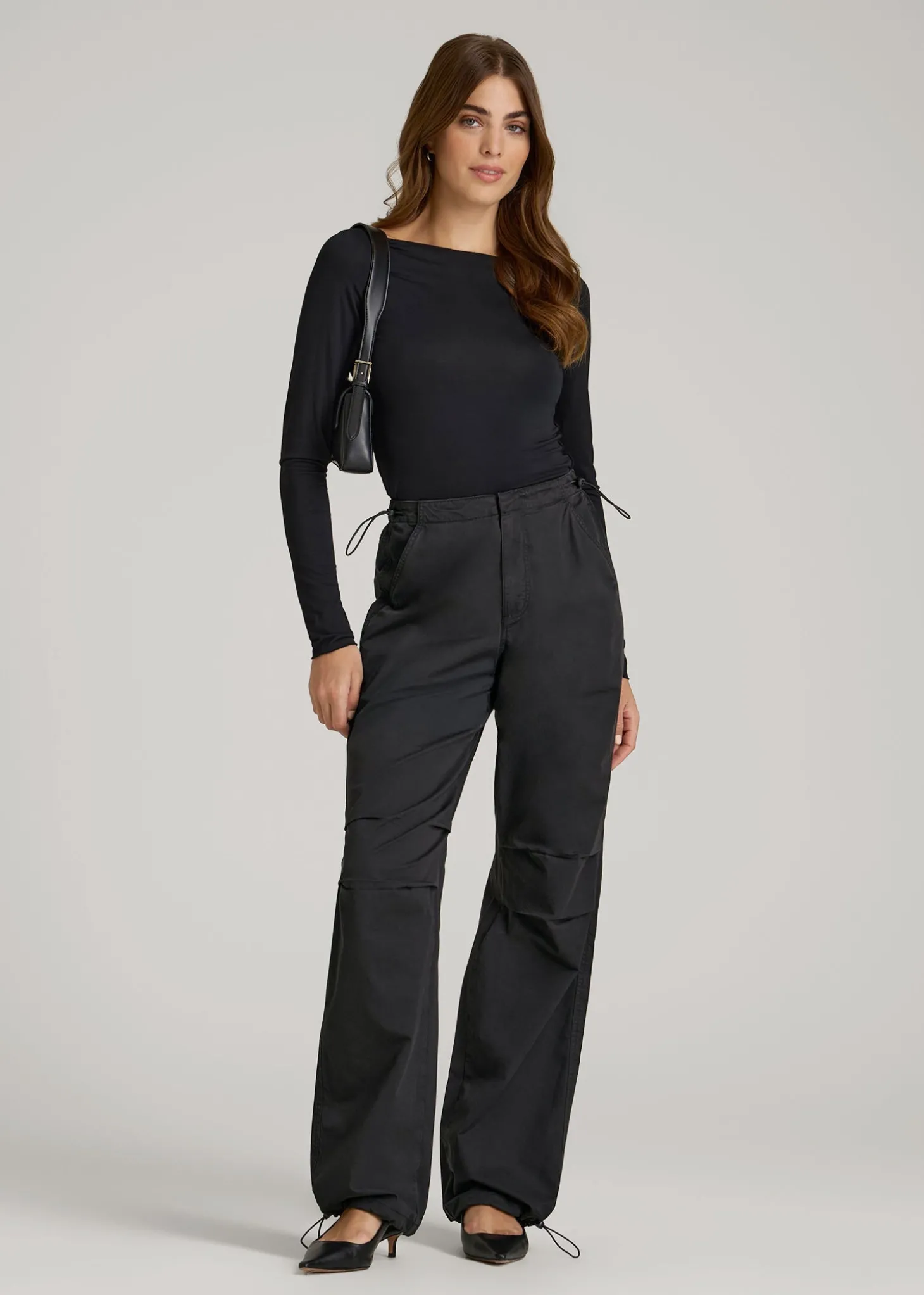 Garment Dyed Parachute Chino Pants for Tall Women