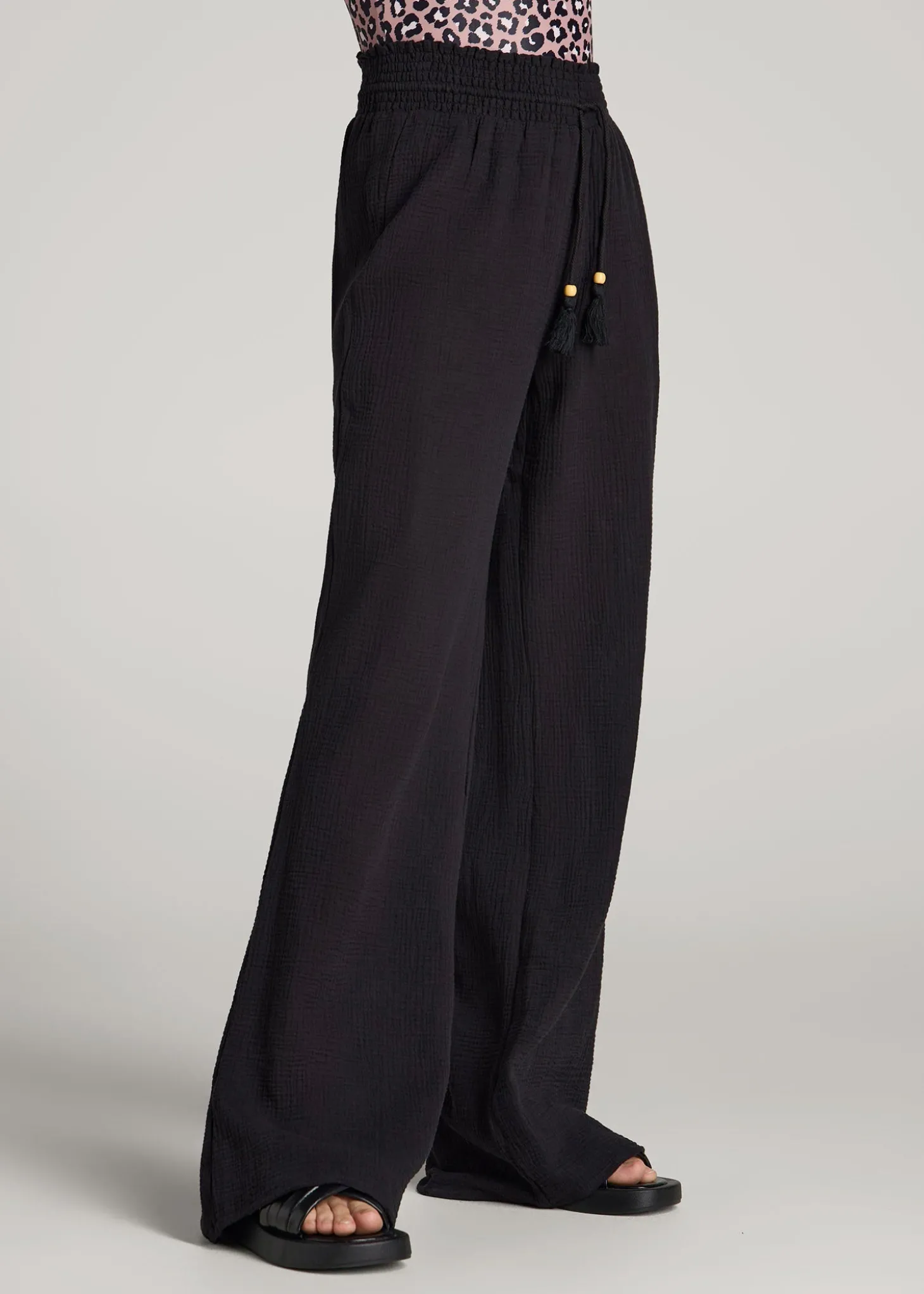 Gauze Cover Up Pants for Tall Women